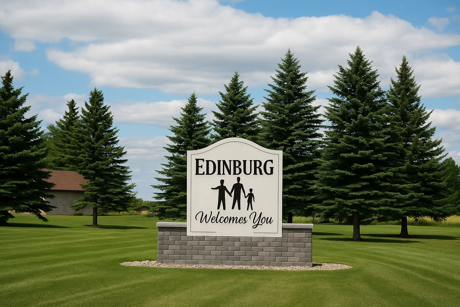 Ediburh ND - Welcome Sign