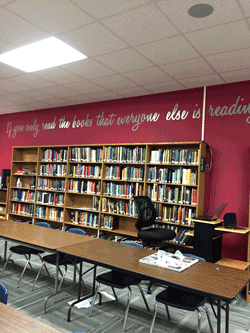High school library